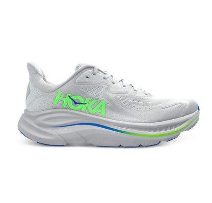 נעלי Hoka Clifton 10 Grey Light Green Blue מקוריות בעיצוב אופנתי עכשווי לקידום אתר