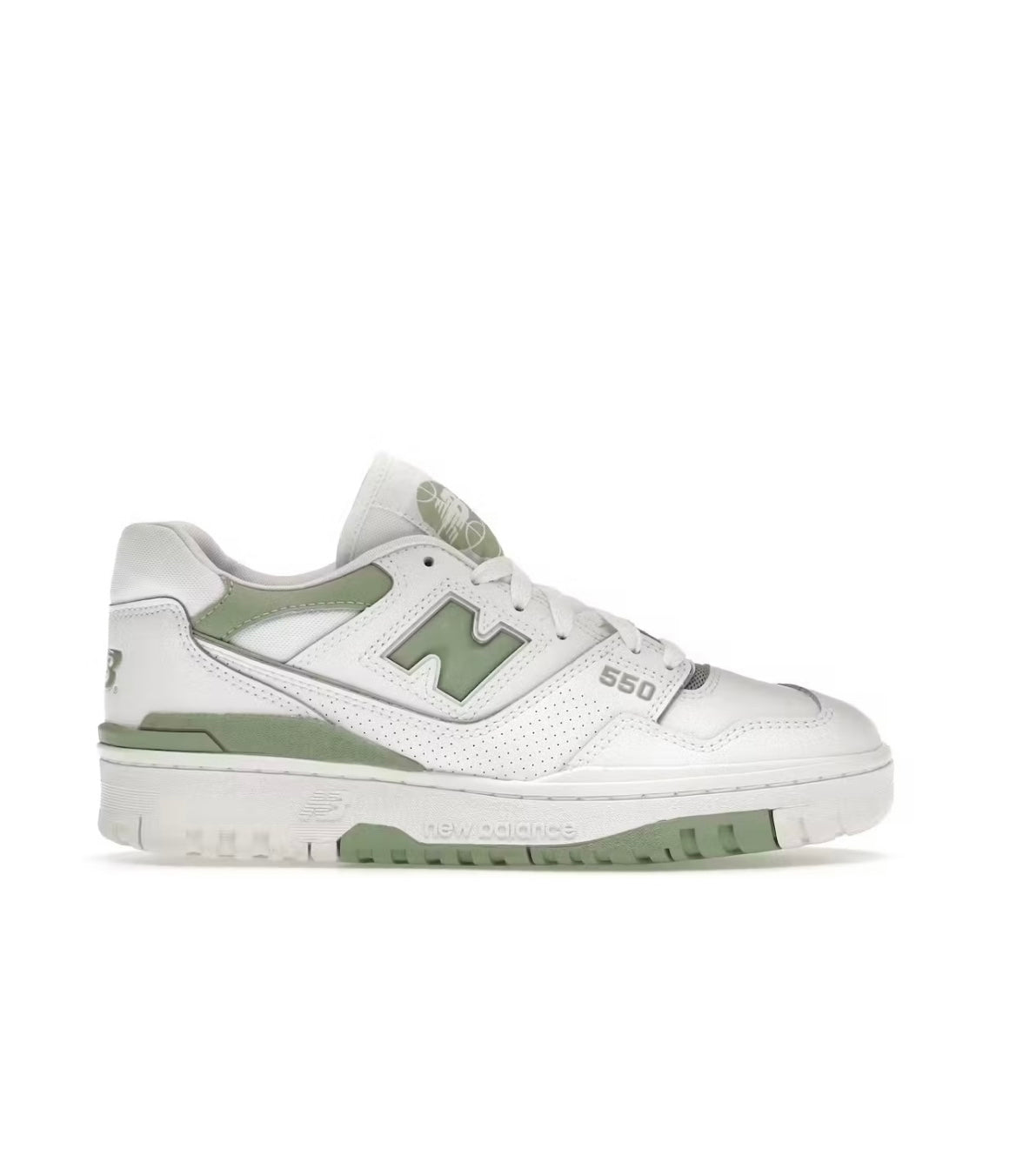 נעלי New Balance 550 WHITE MINT GREEN מקוריות בעיצוב אופנתי עכשווי לקידום אתר