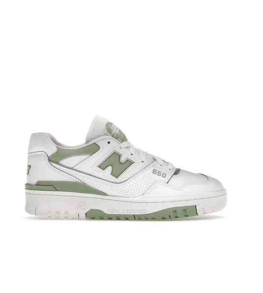 נעלי New Balance 550 WHITE MINT GREEN מקוריות בעיצוב אופנתי עכשווי לקידום אתר