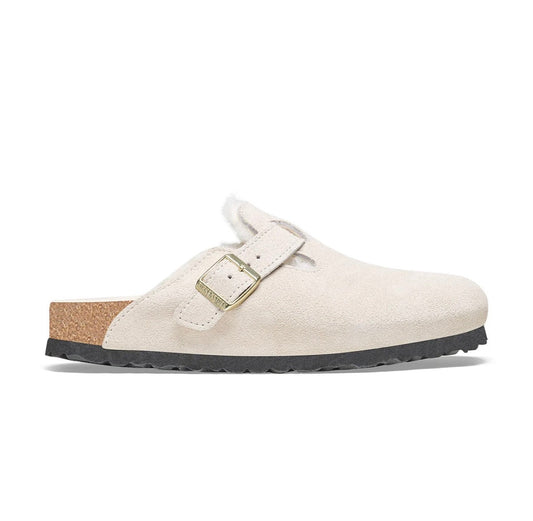 נעלי Birkenstock Boston white מקוריות בעיצוב אופנתי עכשווי לקידום אתר