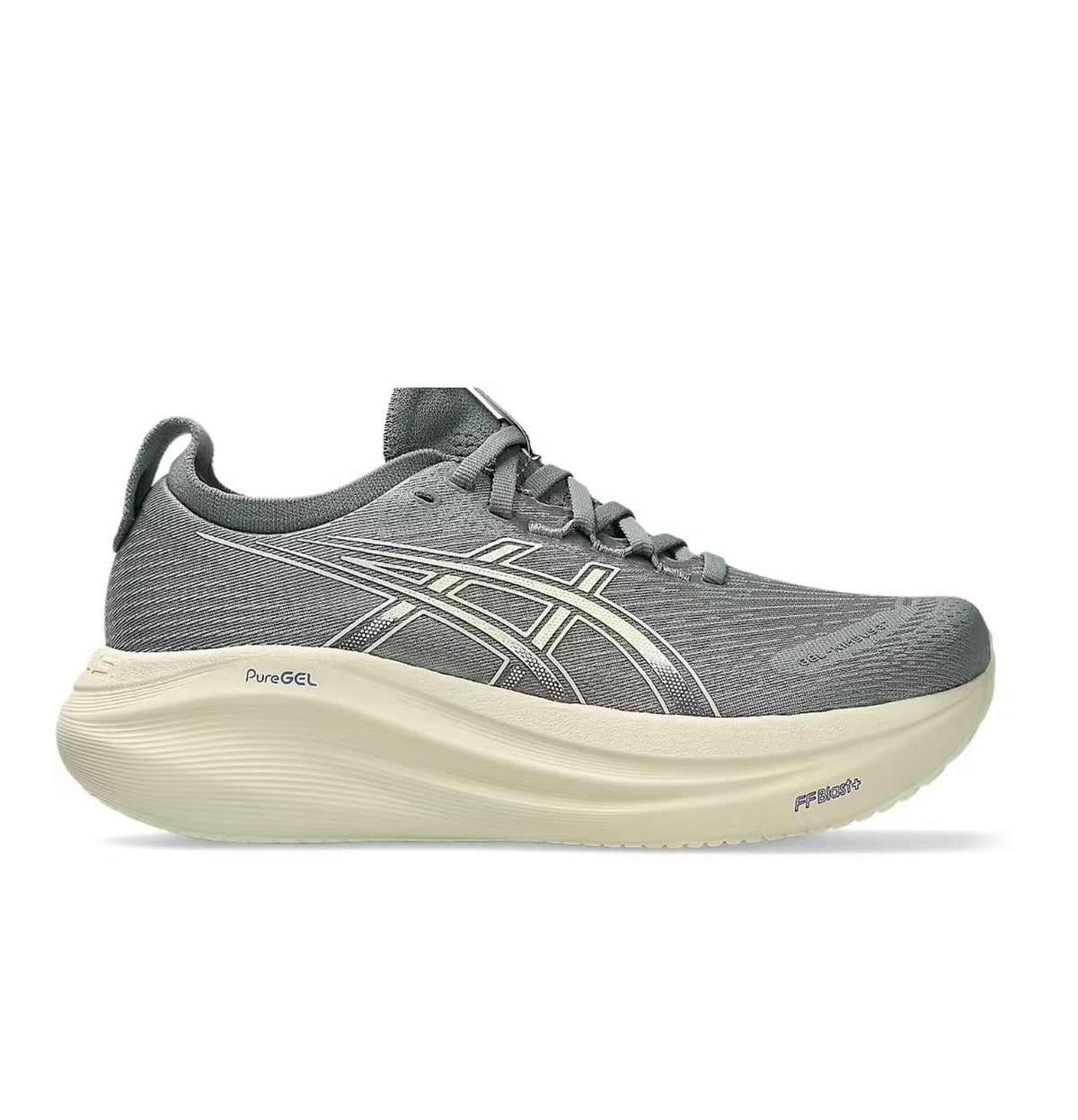 נעלי Asics Nimbus 27 Grey מקוריות בעיצוב אופנתי עכשווי לקידום אתר