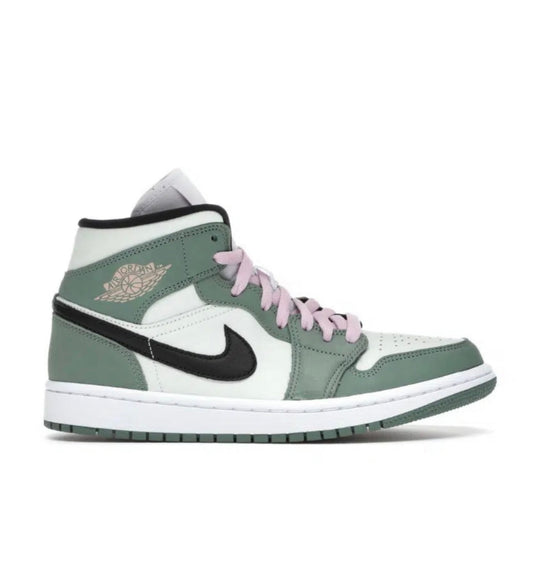נעלי Air Jordan 1 Mid Dutch Green מקוריות בעיצוב אופנתי עכשווי לקידום אתר