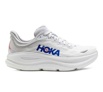 נעלי Hoka Bondi 9 White Blue מקוריות בעיצוב אופנתי עכשווי לקידום אתר