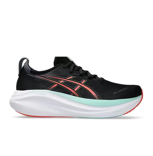נעלי Asics Nimbus 27 Black Pink מקוריות בעיצוב אופנתי עכשווי לקידום אתר