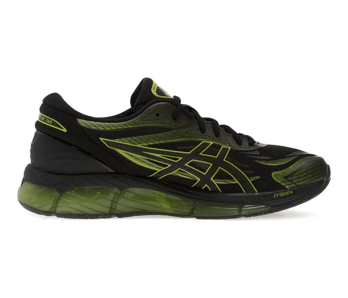 נעלי Asics GEL Quantum 360 black green מקוריות בעיצוב אופנתי עכשווי לקידום אתר