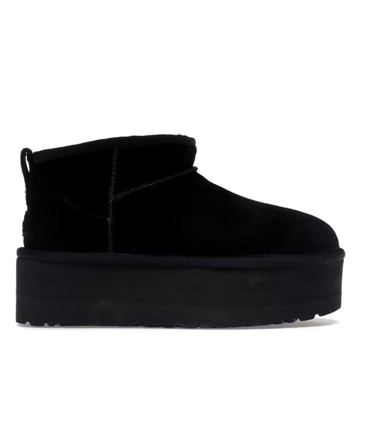 נעלי Ugg Classic Ultra Mini Platform Boots black מקוריות בעיצוב אופנתי עכשווי לקידום אתר