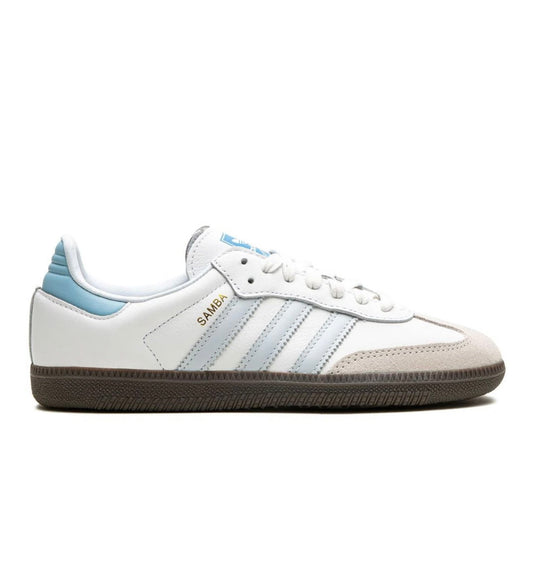 נעלי Adidas Samba white light blue מקוריות בעיצוב אופנתי עכשווי לקידום אתר