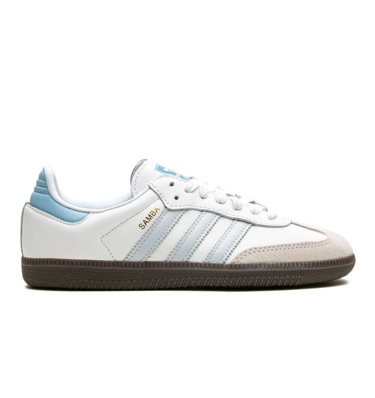 נעלי Adidas Samba white light blue מקוריות בעיצוב אופנתי עכשווי לקידום אתר