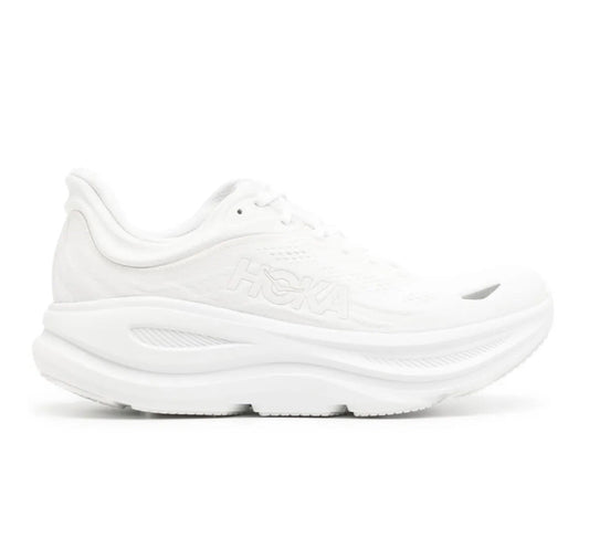 נעלי Hoka Bondi 9 Triple White מקוריות בעיצוב אופנתי עכשווי לקידום אתר