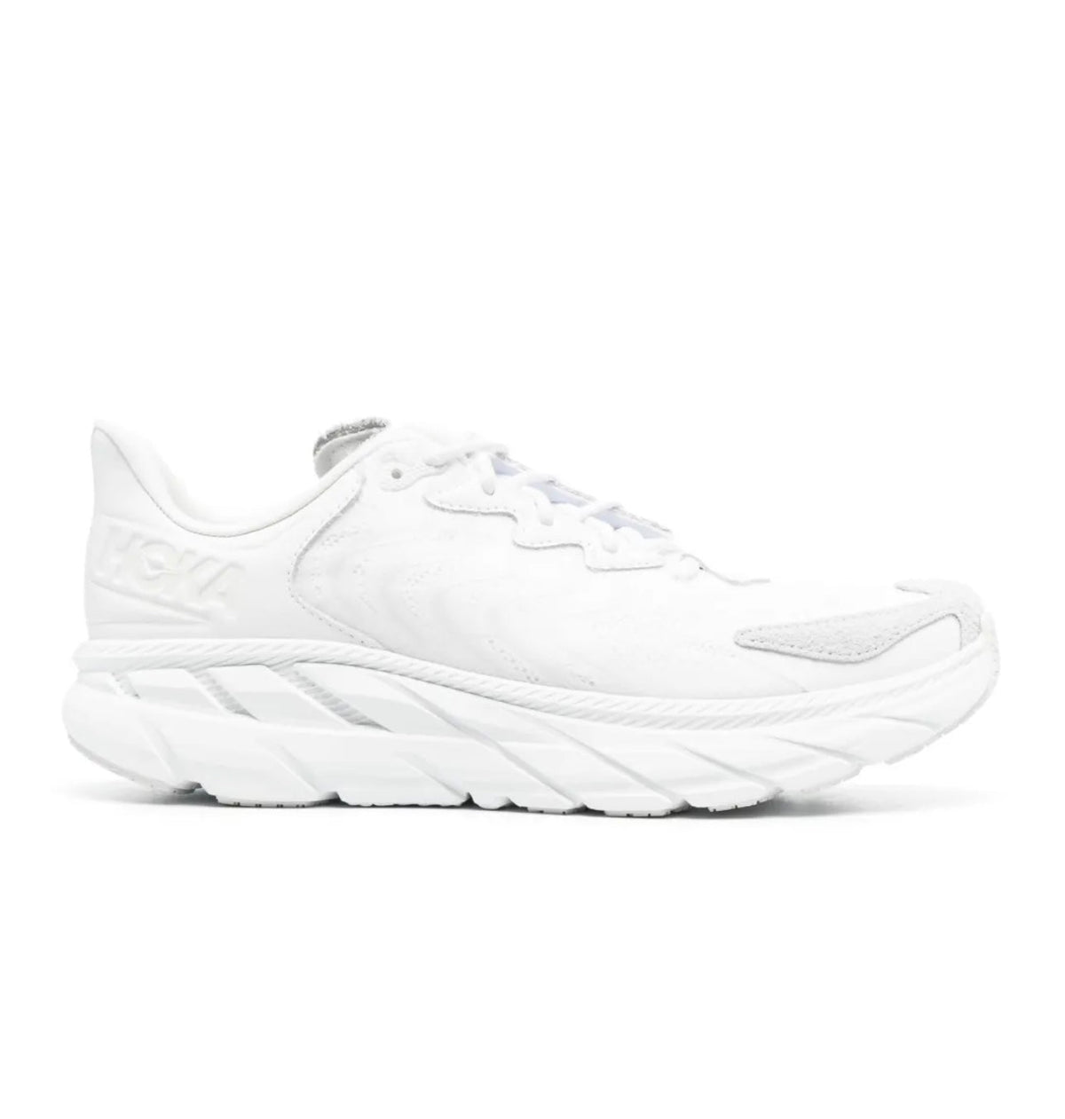 נעלי HOKA Clifton 9 Triple White מקוריות בעיצוב אופנתי עכשווי לקידום אתר