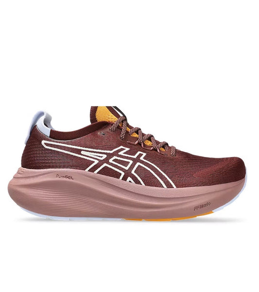 נעלי Asics Nimbus 27 Red מקוריות בעיצוב אופנתי עכשווי לקידום אתר