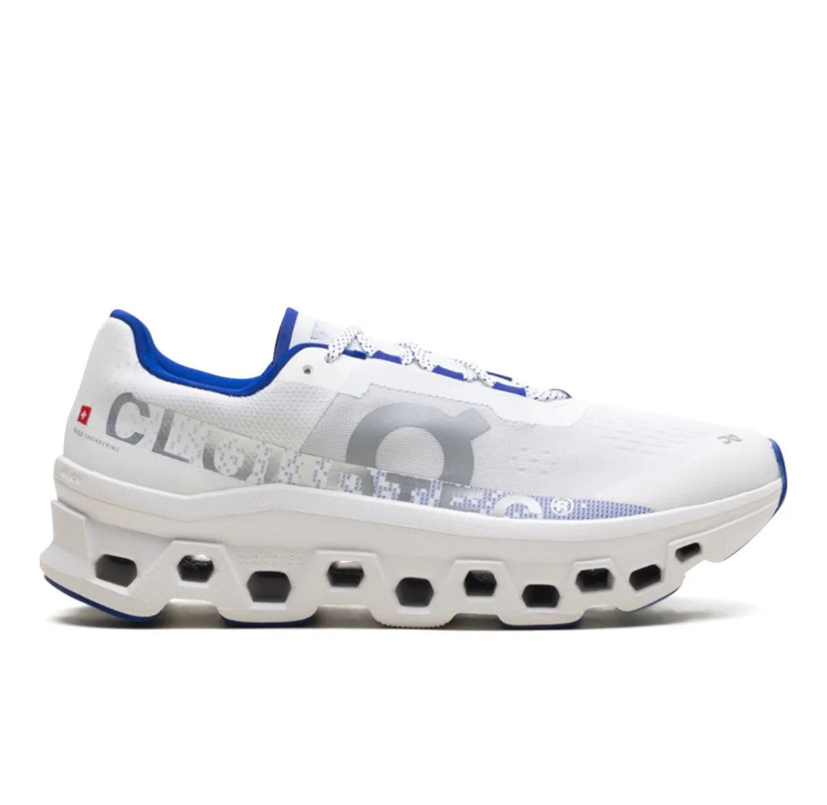 נעלי On Cloudmonster white blue מקוריות בעיצוב אופנתי עכשווי לקידום אתר
