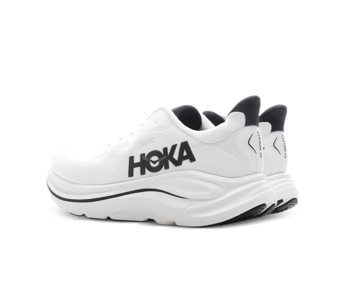 Hoka Clifton 10 White Black