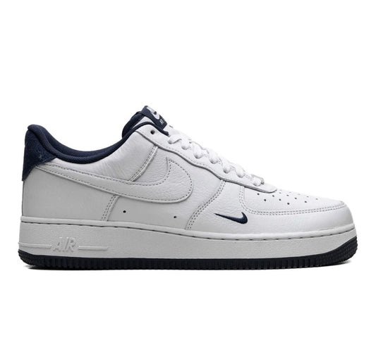 נעלי Nike AIR FORCE 1 White Navy Blue מקוריות בעיצוב אופנתי עכשווי לקידום אתר
