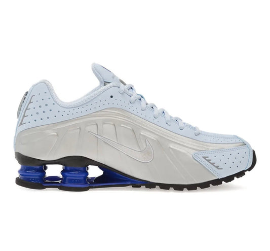 נעלי Nike Shox R4 l Cream Blue מקוריות בעיצוב אופנתי עכשווי לקידום אתר