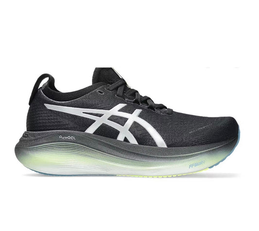 נעלי Asics Nimbus 27 Black Green מקוריות בעיצוב אופנתי עכשווי לקידום אתר