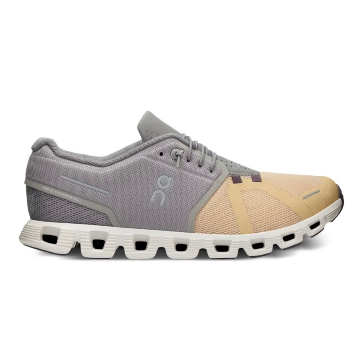 נעלי On cloud 5.0 grey yellow מקוריות בעיצוב אופנתי עכשווי לקידום אתר
