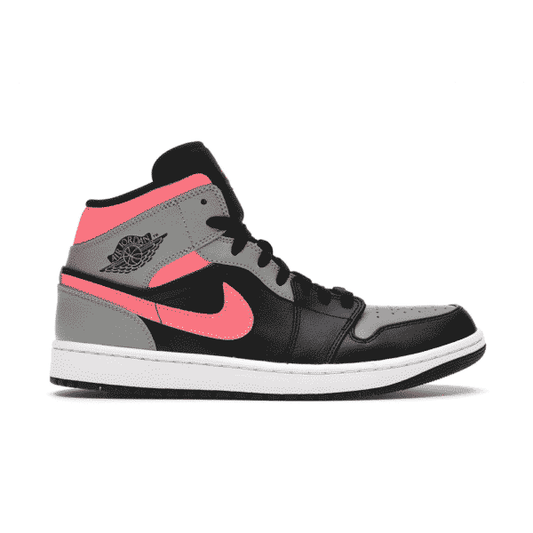 נעלי Air Jordan 1 Mid Pink Shadow מקוריות בעיצוב אופנתי עכשווי לקידום אתר