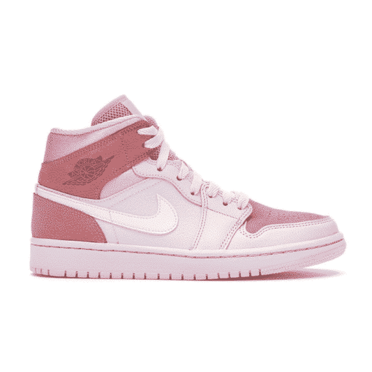 נעלי Air Jordan 1 Mid Digital Pink מקוריות בעיצוב אופנתי עכשווי לקידום אתר