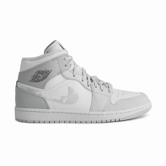 נעלי Air Jordan 1 Mid Grey Camo מקוריות בעיצוב אופנתי עכשווי לקידום אתר