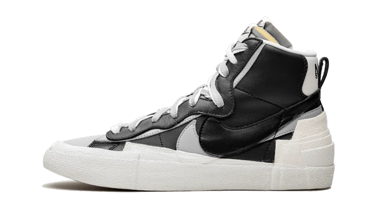 נעלי Nike Blazer Mid Sacai Black Grey מקוריות בעיצוב אופנתי עכשווי לקידום אתר