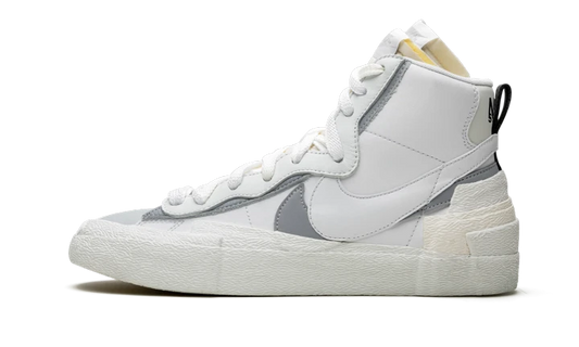 נעלי Nike Blazer Mid Sacai White Grey מקוריות בעיצוב אופנתי עכשווי לקידום אתר