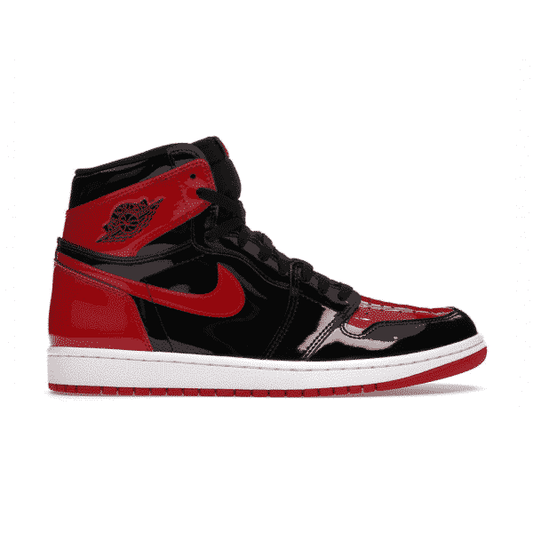 נעלי Air Jordan 1 Retro High Patent Bred מקוריות בעיצוב אופנתי עכשווי לקידום אתר