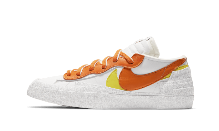 נעלי Nike Blazer Low Sacai White Magma Orange מקוריות בעיצוב אופנתי עכשווי לקידום אתר