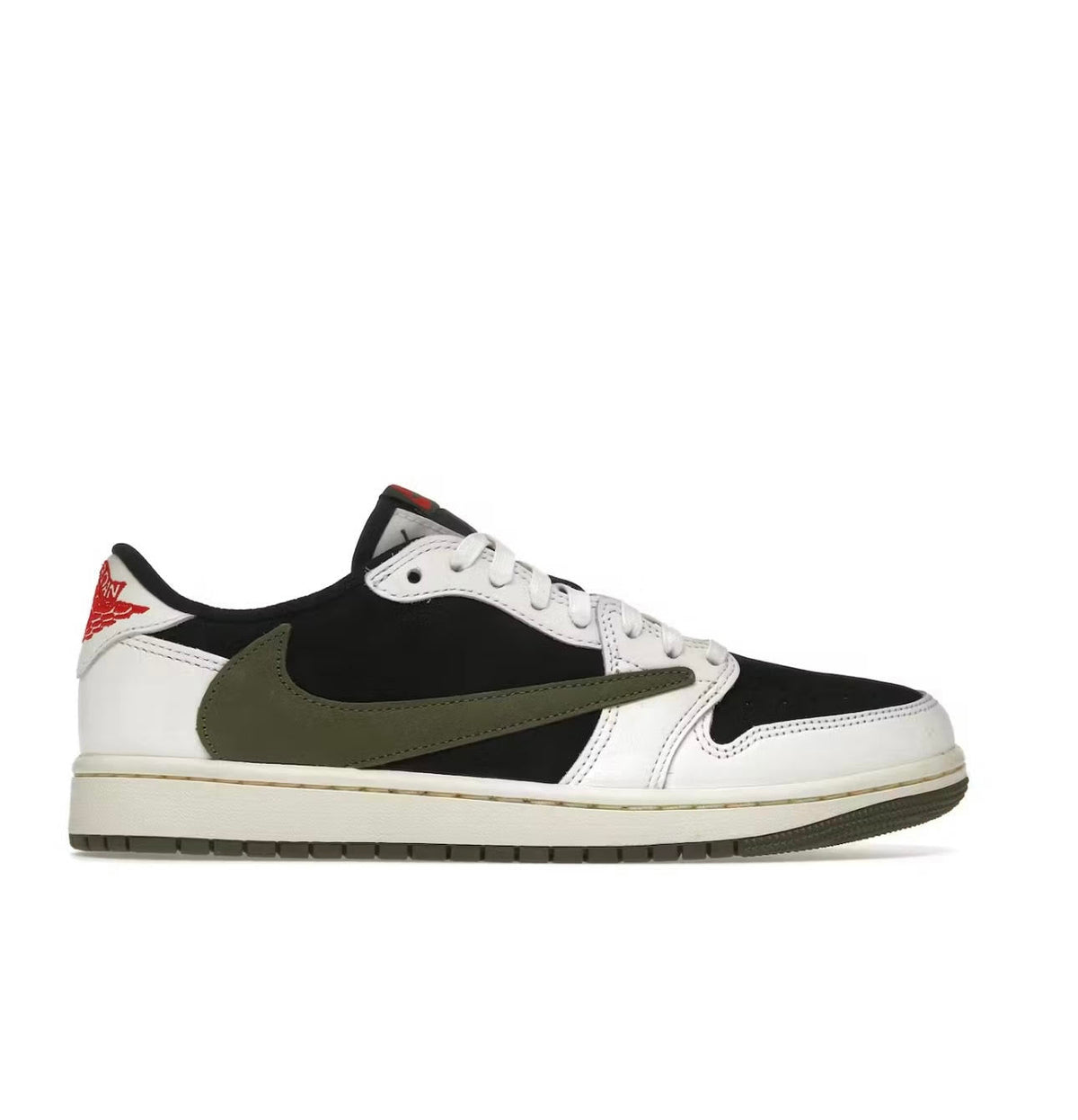 נעלי Jordan 1 Retro Low OG SP Travis Scott Olive מקוריות בעיצוב אופנתי עכשווי לקידום אתר